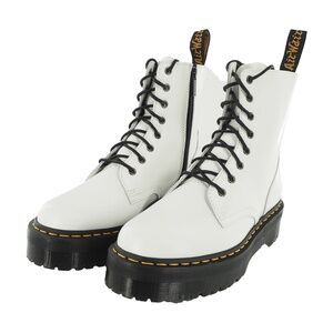 Dr. Marten Jadon Polished Smooth Leather Platform Boots